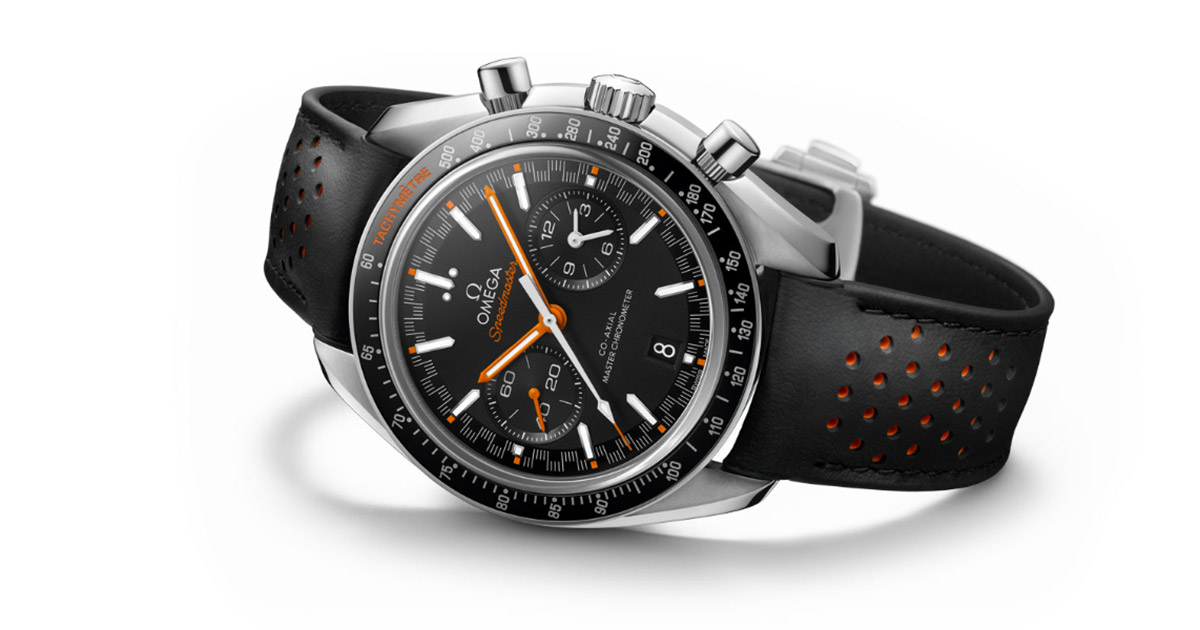 Das Jubiläumsmodell: die Omega Speedmaster Racing Master Chronometer.