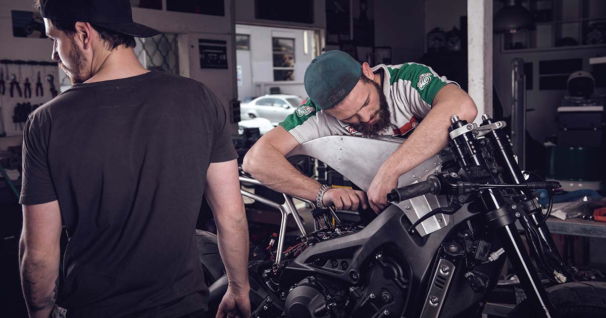 Aus einer Yamaha XSR900 bauen die Custombike-Hersteller Diamond Atelier die „Son of Time“.