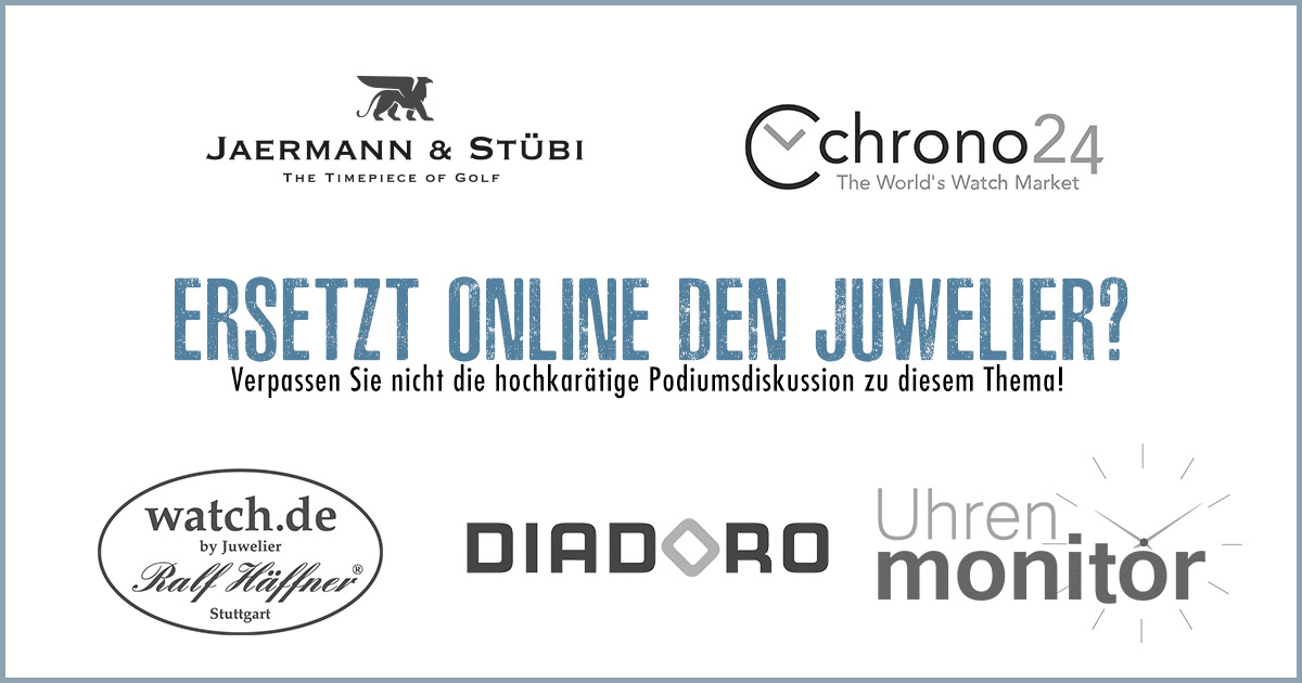 Illustre Runde: „Blickpunkt Juwelier“ hat eine prominent besetzte Podiumsdiskussion auf die Beine gestellt. Die Experten gehen am Inhorgenta-Freitag (12.45 bis 13.30 in Halle C2) der Frage nach, ob online den Juwelier ersetzt.