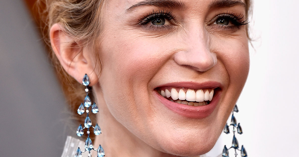 Ein echter Eyecatcher. Emily Blunt trug Ohrringe aus der "High Jewelry Collection"