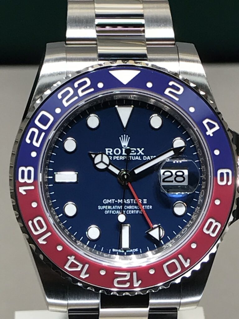 Letztes Jahr die Air-King und die Stahl-Daytona, dieses Jahr die GMT-Master II in Stahl: Rolex hat wieder einen begehrten Klassiker und kein Exklusivmodell zum Messe-Highlight gemacht.