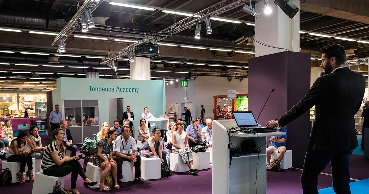 Alles rund um E-Commerce-Strategien und Sortimentsauswahl – die Tendence Academy hat auch heuer wieder einiges in petto. © Messe