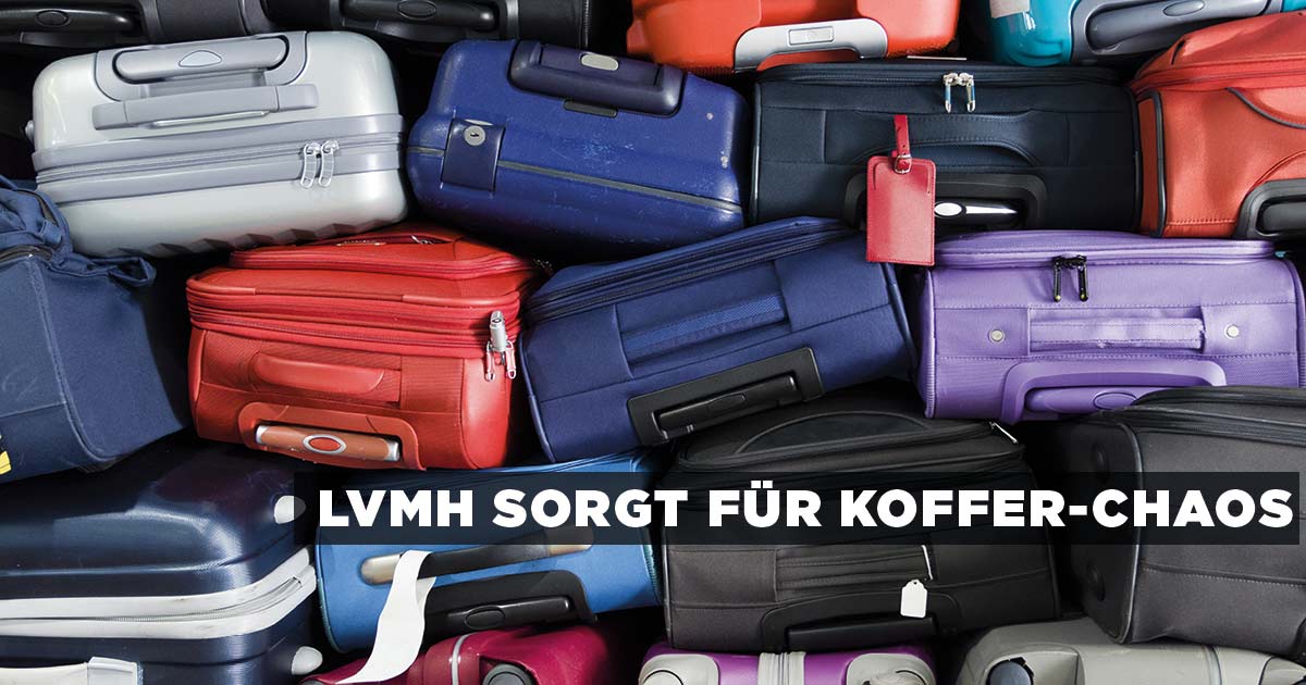 LVMH lässt die Koffer-Bombe platzen und kündigt alle Rimowa-Händler. Das kommt Ihnen bekannt vor? In Zukunft kann sich wohl kein Händler, egal in welcher Branche, einer langfristigen Partnerschaft mit großen Marken sicher sein. (Bild: Shutterstock | Maurizio Milanesio)