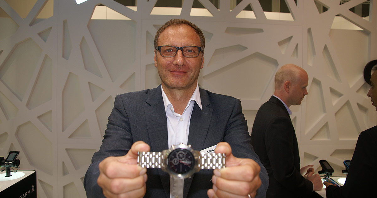 Kai Tutschke, Managing Director Garmin DACH.