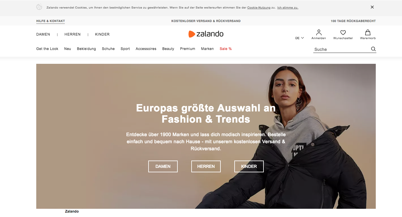 Zalando plant Kooperationen mit 600 stationären Händlern.