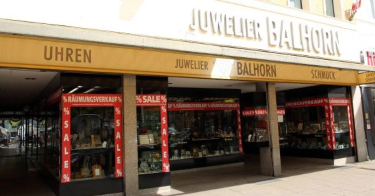 Juwelier Balhorn in Harburg macht noch in diesem Jahr dicht.