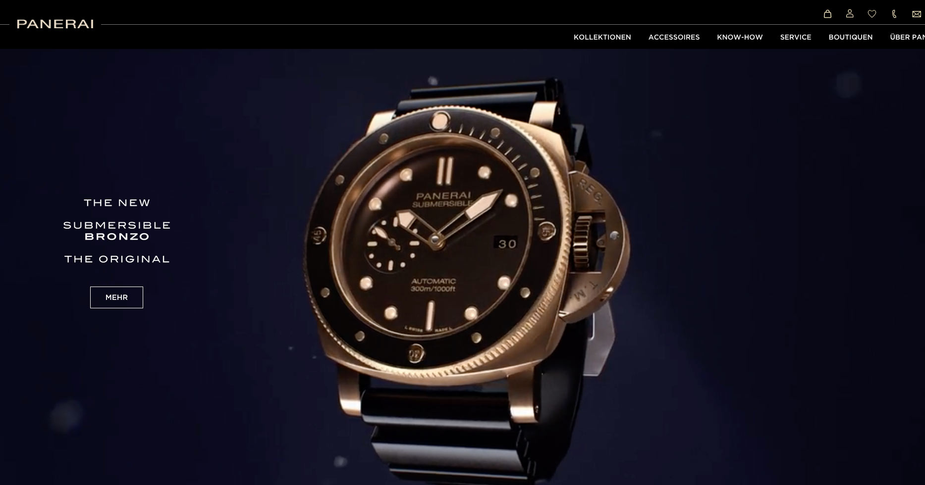 Panerai steht für italienisches Design und Schweizer Uhrmacherkunst.