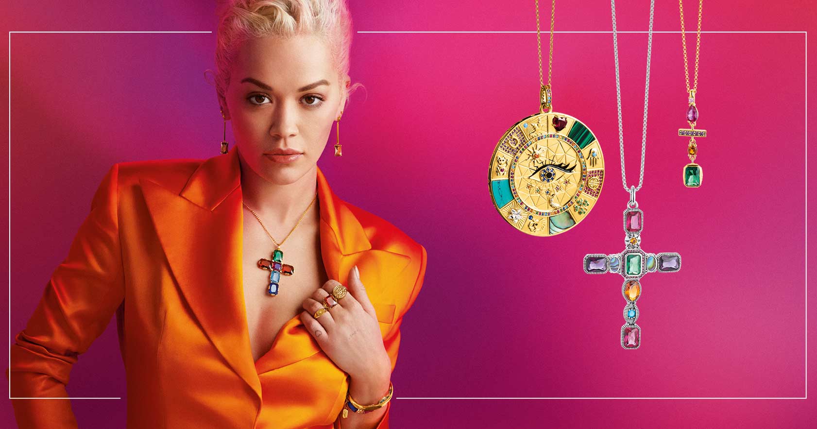 Die britische Sängerin und Schauspielerin Rita Ora ist neues Testimonial von THOMAS SABO.