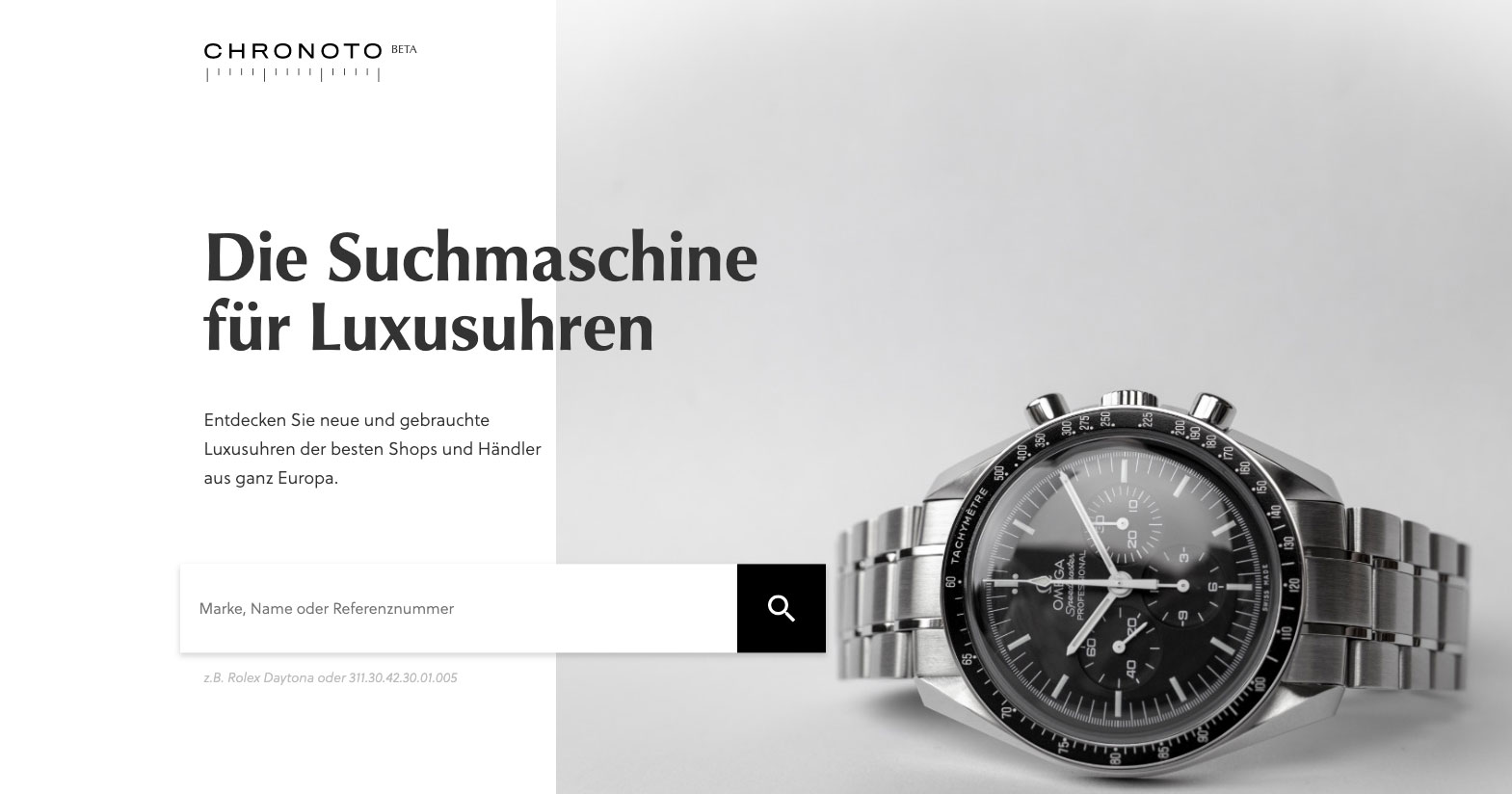 Chronoto will in einem Jahr die größte vertikale Suchmaschine für Luxusuhren sein.