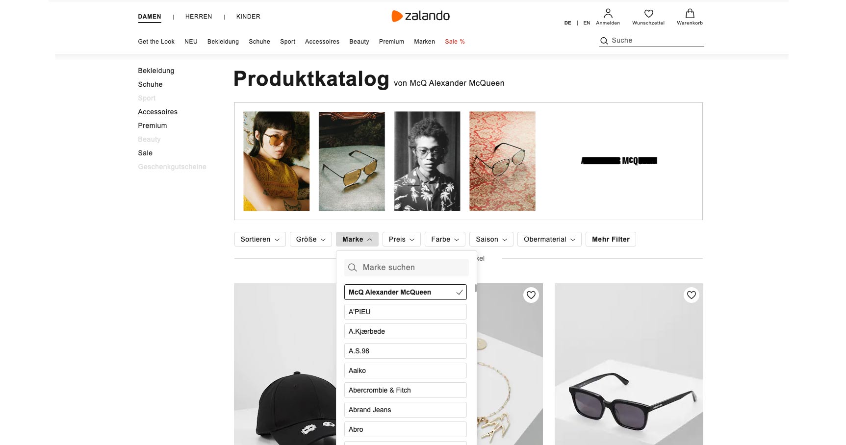 Modeversender Zalando expandiert im Premium-Bereich.