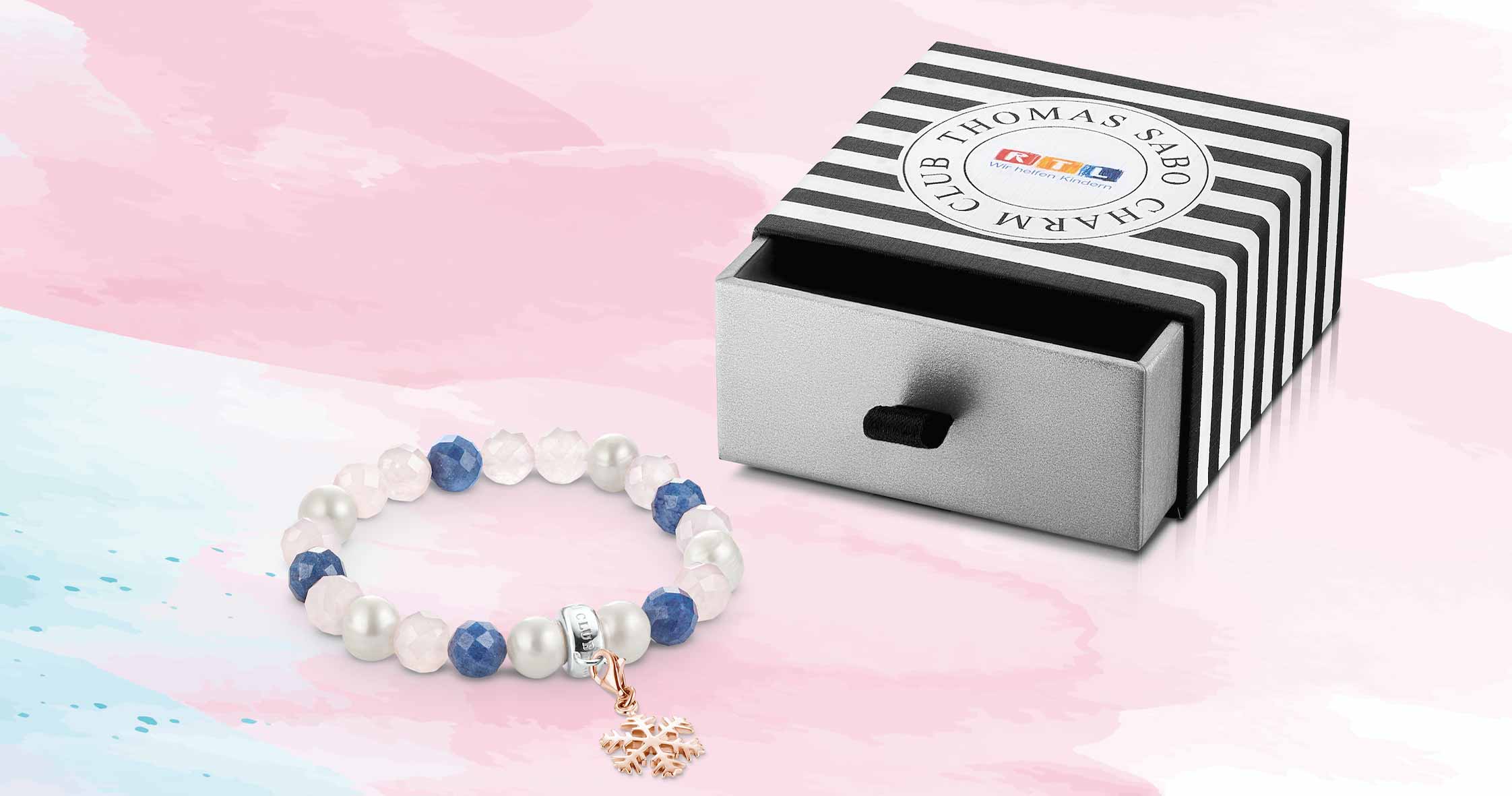 Das Charity-Armband ist exklusiv zum RTL-Spendenmarathon am 21. und 22. November 2019 in Deutschland und Österreich sowie unter www.thomassabo.com für 49 Euro erhältlich.