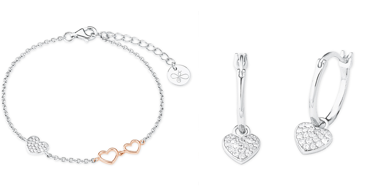 Wie immer bei s.Oliver Jewel aus dem Hause Amor stimmt der Preis der Produkte. Das Armband aus Sterling-Silber kostet 59,90 Euro, die Creolen 49,90 Euro VK.