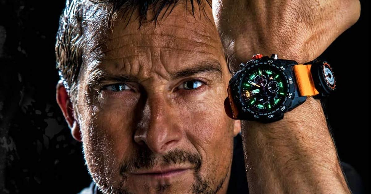 Lässt einen nie im Stich: Die neue Luminox-Uhr der Bear Grylls-Edition.