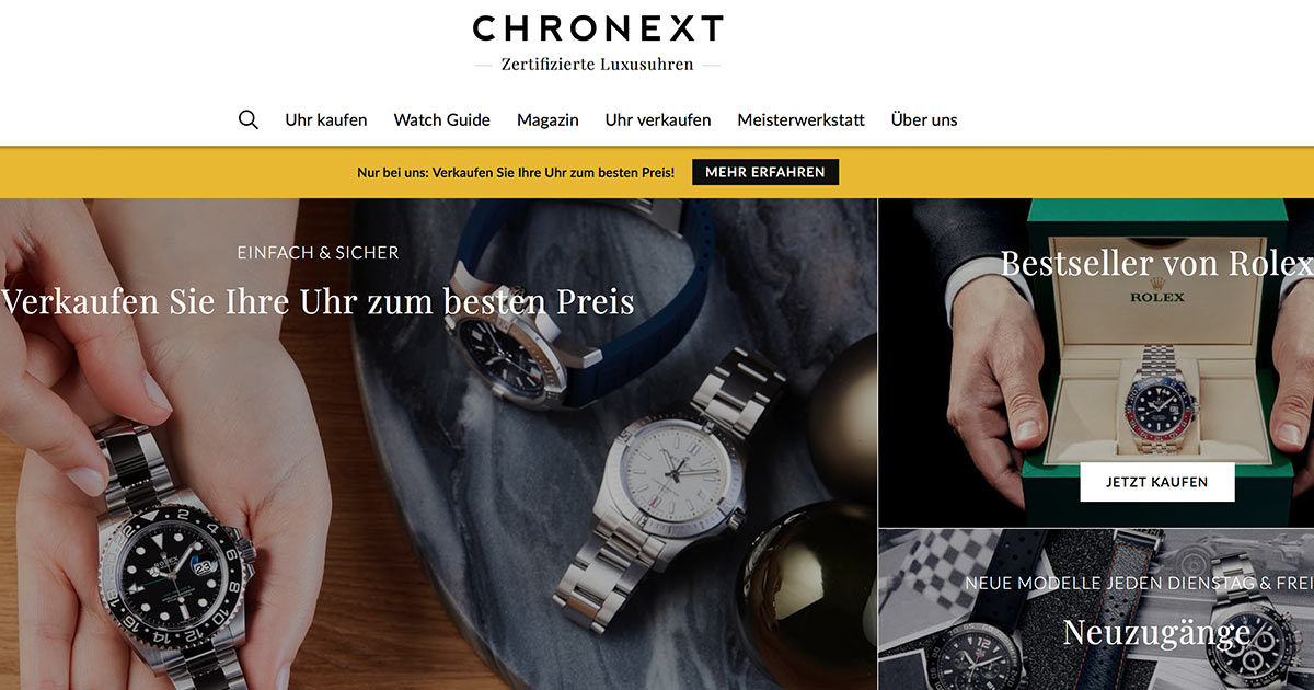 Um 65 Millionen Euro schwerer: Chronext hat einen neuen Investor gefunden.