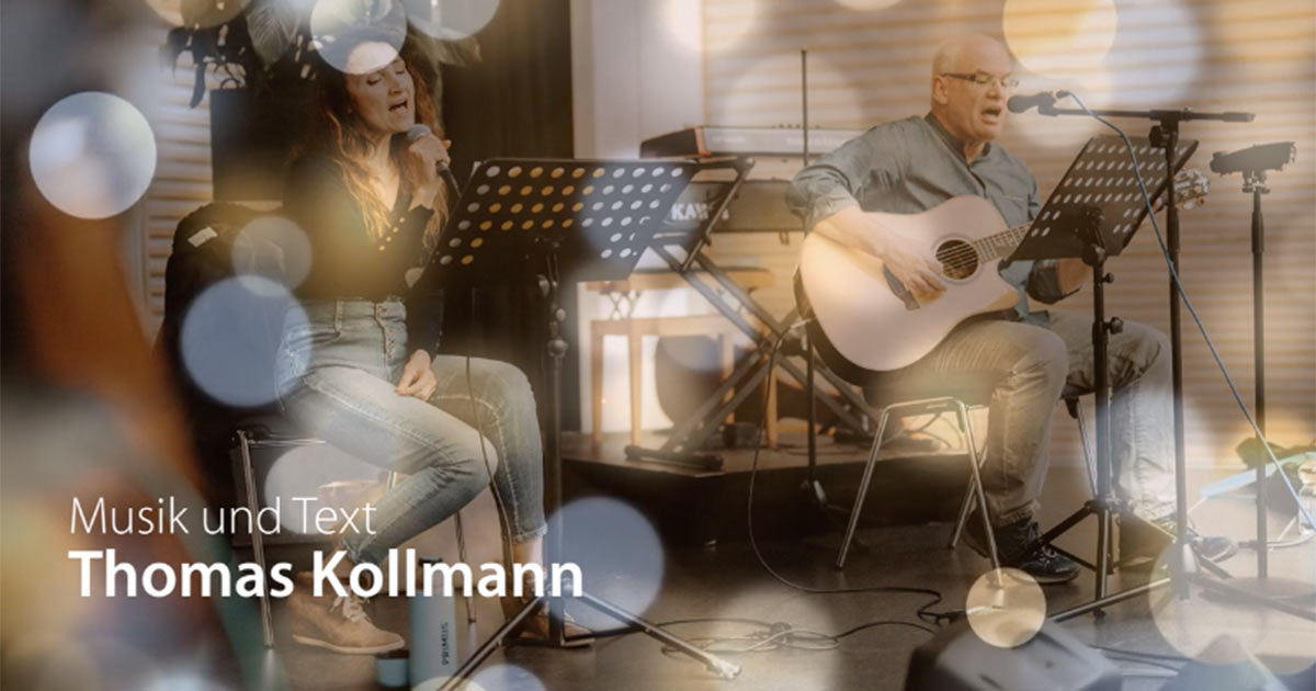 Thomas Kollmann mit Bandkollegin Tanja Asshabi.