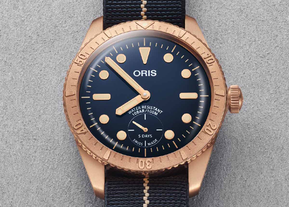 Die Oris Carl Brashear Cal. 401 Limited Edition wird von einem neuen Oris Manufakturwerk angetrieben.