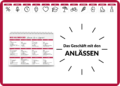 Mit den Themen aus dem Deko-Kalender kommen Sie mit den Kunden das ganze Jahr über ins Gespräch.