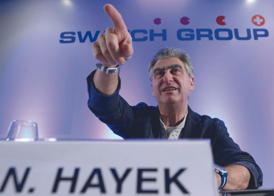 "Es wäre eher ein Identitätsproblem für den SMI, der ein Spiegel der Schweizer Schlüsselindustrien sein sollte", sagte Swatch Group über einen potenziellen Ausschluss aus dem SMI. Im Bild: CEO Nick Hayek