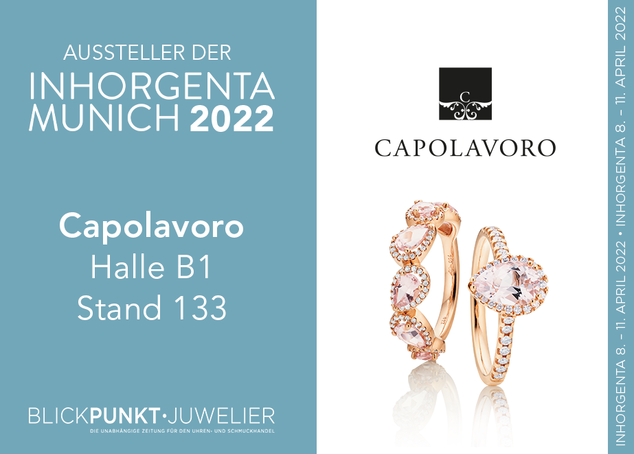 Entdecken Sie die Neuheiten von Capolavoro in Halle B1, Stand 133.