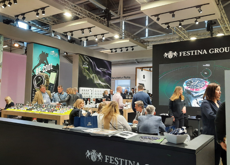 Der Stand von Festina konnte viele neue Gäste aus dem Ausland begrüßen.