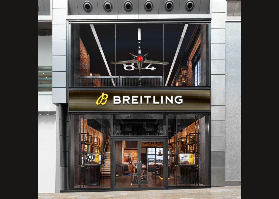 Die Storefront am Bullring in Birmingham. © Breitling