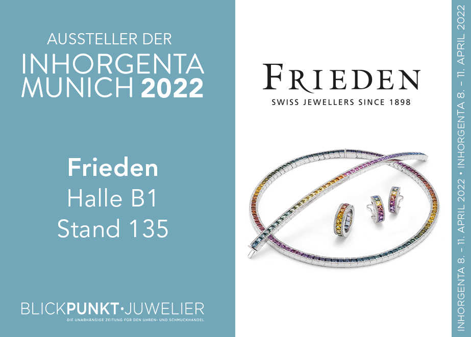 Besuchen Sie den Stand von Frieden mit der Nummer 135, Halle B1.