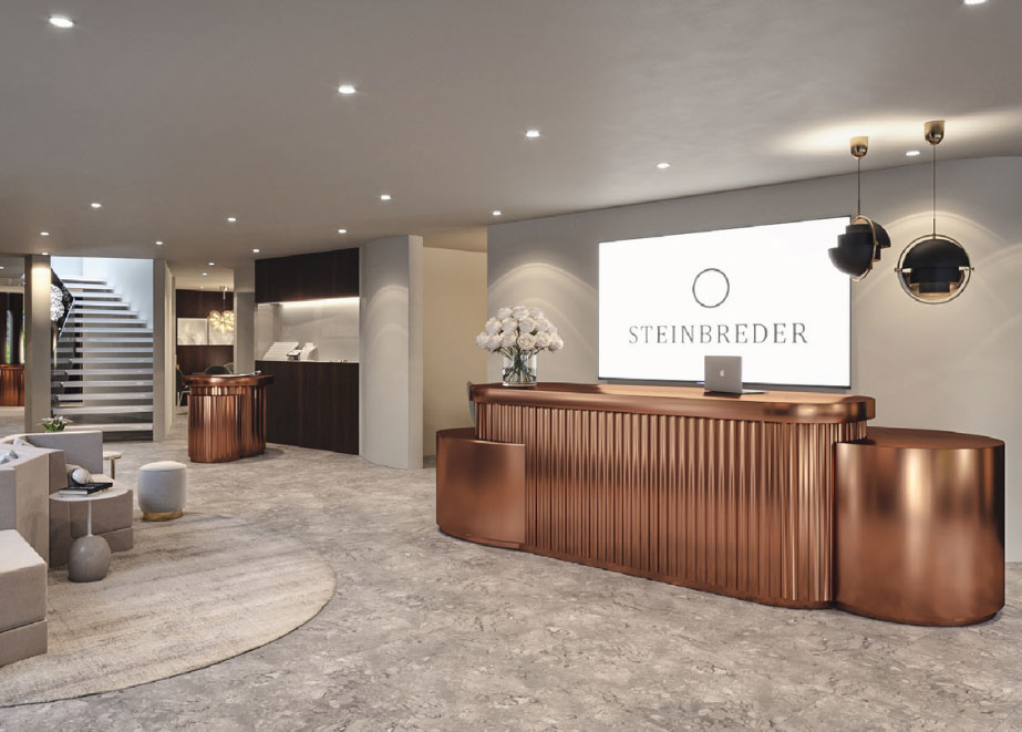 Interieur bei Juwelier Steinbreder nach dem geplanten Umbau der Geschäftsfläche. © Juwelier Steinbreder