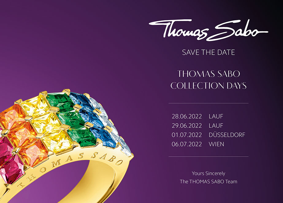 Erst Inhorgenta, nun Roadshow: Thomas Sabo veranstaltet wieder seine „Collection Days“.