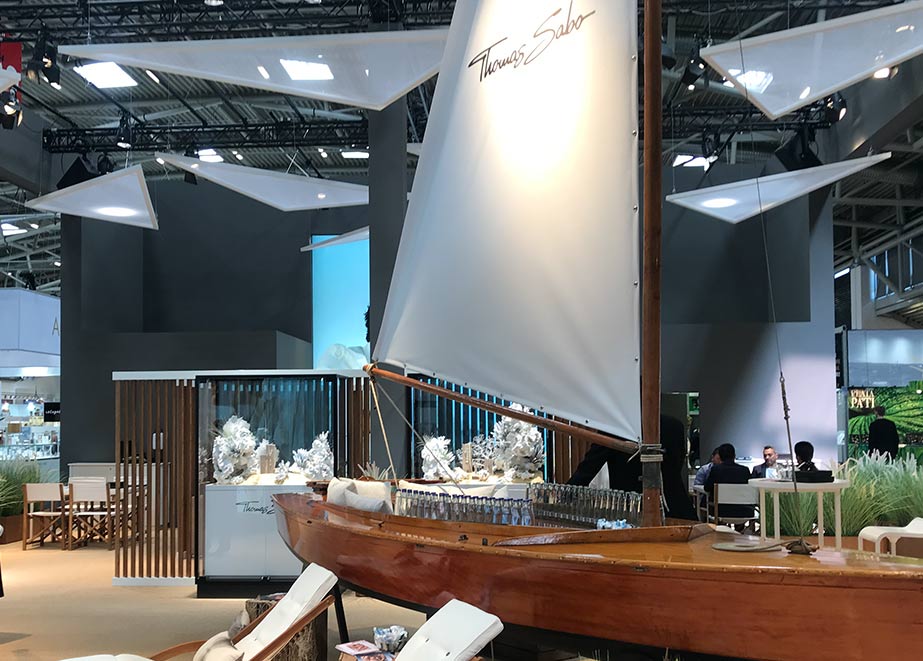 Hatte bereits auf der Inhorgenta 2022 für Furore gesorgt: der neue Messe-Auftritt von Thomas Sabo, in diesem Fall unter dem Kollektions-Motto „Ocean Vibes“.