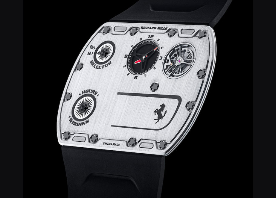 Flachste Uhr der Welt: RM UP-01 Ferrari @Richard Mille/Ferrari