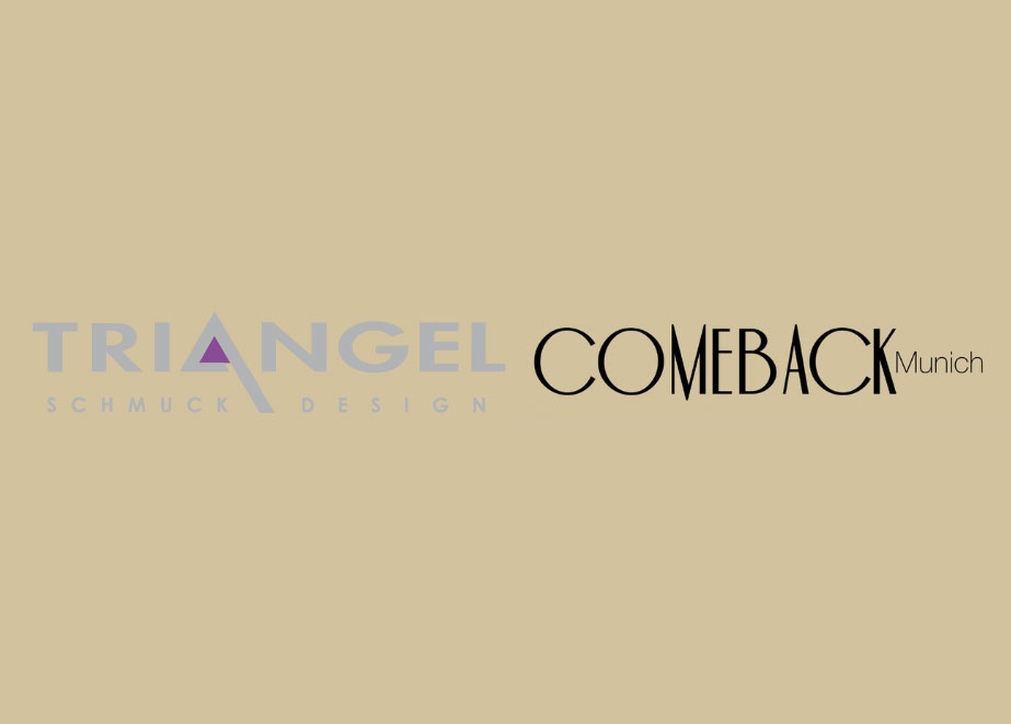 Triangel Schmuckdesign besetzt auf der Comeback Munich den Stand mit der Nummer 20.