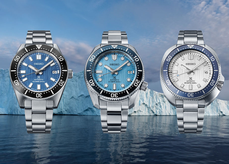 Die SEIKO Prospex Modelle der "Save the Ocean" Reihe. @ SEIKO