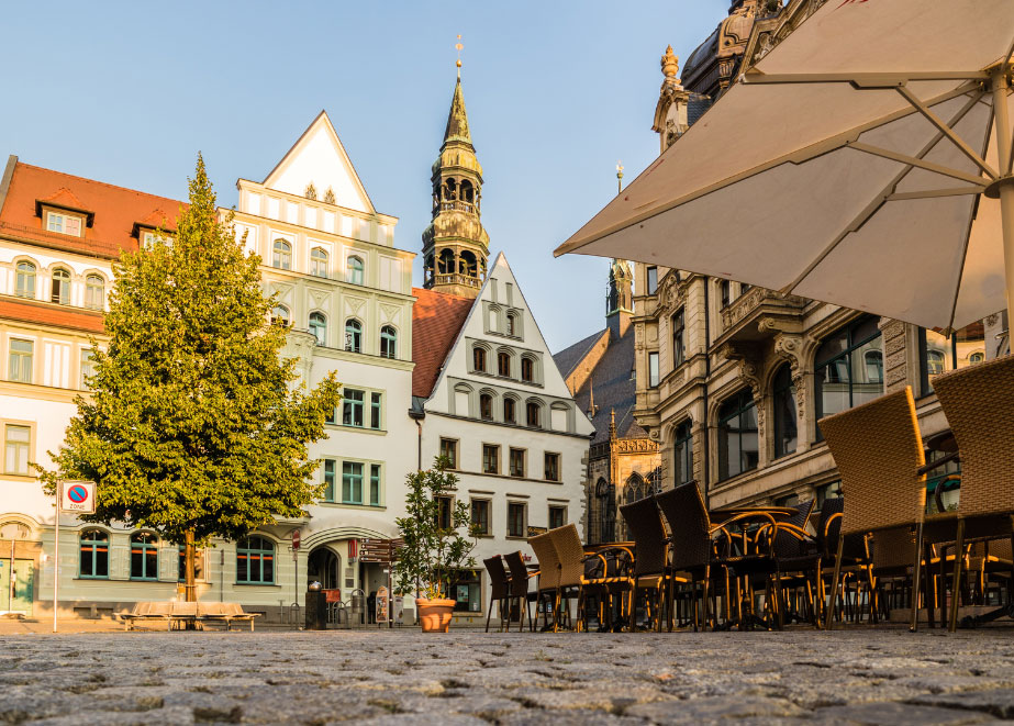 Innenstadt von Zwickau. © Shutterstock