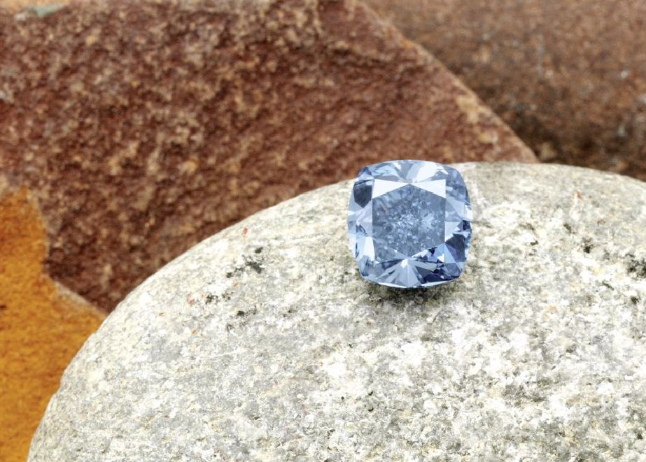 Am geringsten fielen die Preissteigerungen mit 1,8 Prozent bei blauen Diamanten aus. © Petra Diamonds