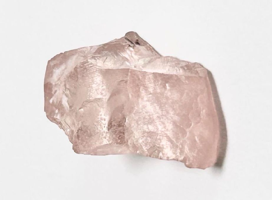 Der pinkfarbene Rohdiamant wiegt 13,33ct und weist eine außergewöhnliche Reinheit aus. © Homestead Diamonds