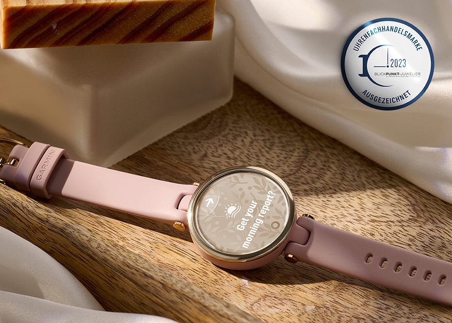 BPJ_Garmin_Smartwatch_Lily_Rosa_Cremegrau