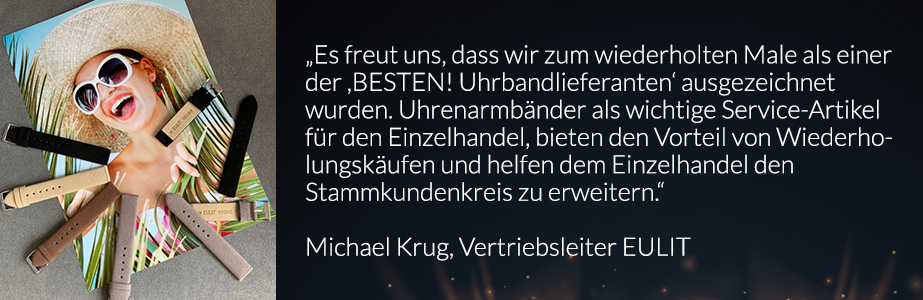 Eulit_Michael Krug_Vertriebsleiter_DIE_BESTEN_2023_Lieferanten_Uhrenarmbänder