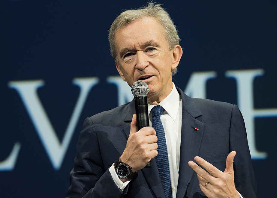 Bernard Arnault im Gespräch im Le Figaro