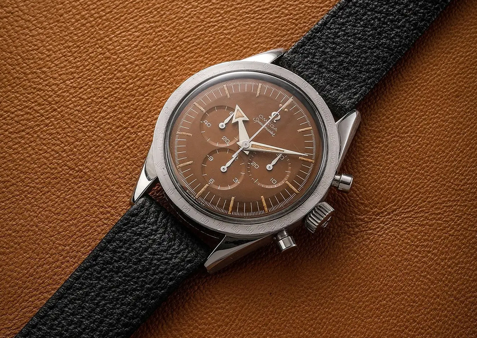 Omega_Speedmaster_Broad_Arrow_1957_Strafanzeige