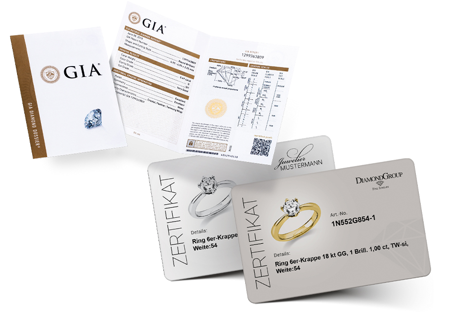 Diamond Group GIA Zertifikat