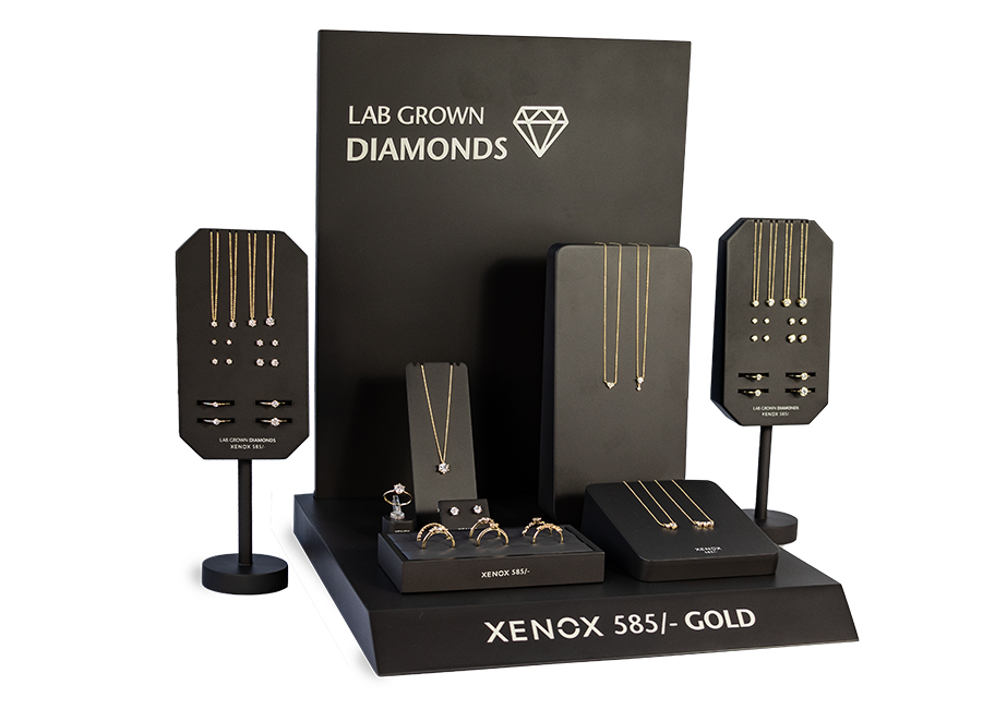 Xenox Lab Grown Diamonds Display