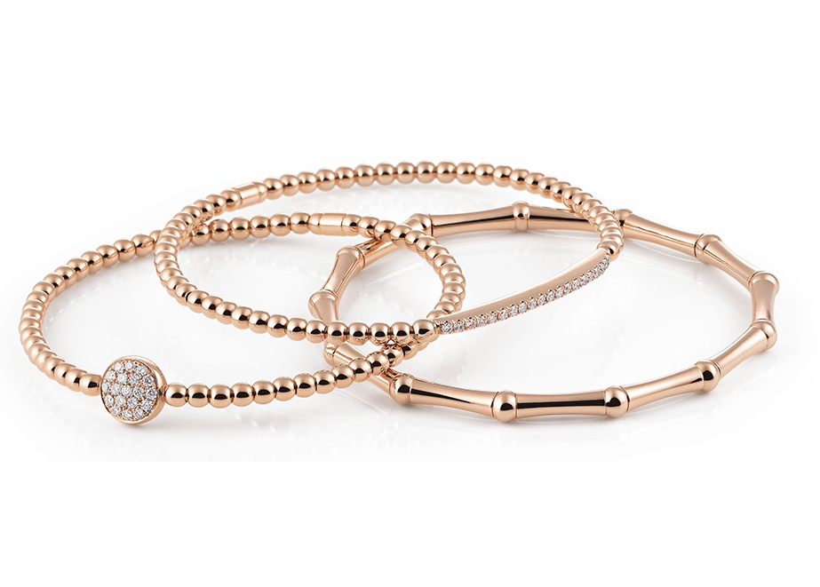 Al Coro Stretchy Armbänder Roségold